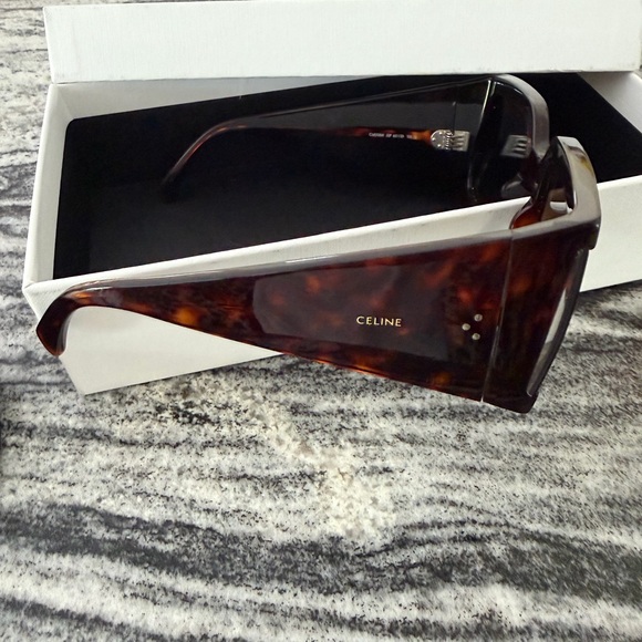 Celine Brown Square Sunglasses main image 7